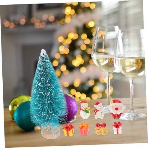 GALPADA Puppenhaus Möbel Weihnachtslandschaft Ornament für DIY Micro Landschaft Weihnachtsfeier Dekoration von GALPADA