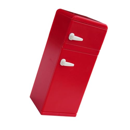 GALPADA Puppenhaus Zubehör aus Hochwertigem Kunststoff Realistisches Miniatur Fridge Toy Langlebig und Interaktiv für Jungen und Mädchen von GALPADA