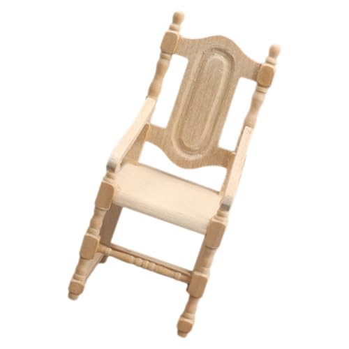 GALPADA Puppenhausmöbel Miniaturstuhl Dekoratives Miniaturmöbel für Puppenstuben Mikrolandschaft Kleiner Hölzerner Stuhl für Miniaturhäuser GALPADA Puppenhausmöbel Miniaturstuhl Dekoratives Miniaturmöbel für Puppenstuben Mikrolandschaft Kleiner Hölzerner Stuhl für Miniaturhäuser von GALPADA