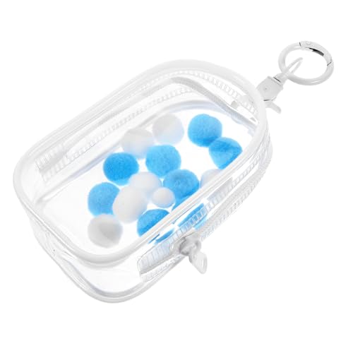 GALPADA Puppentasche aus Baumwolle Klare Puppenvitrine Figur Puppentasche klar transparenter Beutel winzig klein schlüsselanhänger Mini-Puppen-Reißverschlusstasche Mini-Displaytasche PVC GALPADA Puppentasche aus Baumwolle Klare Puppenvitrine Figur Puppentasche klar transparenter Beutel winzig klein schlüsselanhänger Mini-Puppen-Reißverschlusstasche Mini-Displaytasche PVC von GALPADA