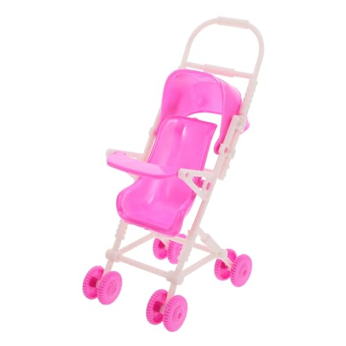 GALPADA Puppenwagen für Leichter Puppen Kinderwagen mit Kompakter Fördert Hand Auge Koordination und Sinneswahrnehmung Exquisites Design für Puppenhaus Zubehör von GALPADA
