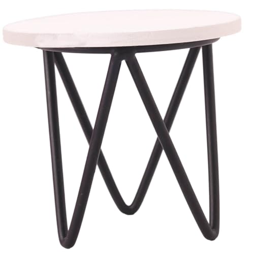 GALPADA Puppenzubehör Runde Tischplatte Mit Schwarzem Fuß Für Puppenhausmöbel Design Für Weihnachten Und Feiertagen GALPADA Puppenzubehör Runde Tischplatte Mit Schwarzem Fuß Für Puppenhausmöbel Design Für Weihnachten Und Feiertagen von GALPADA
