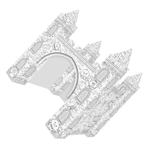 GALPADA Puzzle Schloss aus Papier zum Ausmalen DIY Kreativset für Geruchsfreies Material Handgezeichnete Graffiti Muster Kreatives Bastelset für Kindergeburtstag und Dekoration GALPADA Puzzle Schloss aus Papier zum Ausmalen DIY Kreativset für Geruchsfreies Material Handgezeichnete Graffiti Muster Kreatives Bastelset für Kindergeburtstag und Dekoration von GALPADA