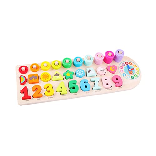 GALPADA Puzzle Zahlen für Bunte Lernspielzeug Holzpuzzle Brett Pädagogisches Jigsaw für Vorschulkinder Fördert Logisches und Feinmotorik für Schulanfang Jungen und Mädchen GALPADA Puzzle Zahlen für Bunte Lernspielzeug Holzpuzzle Brett Pädagogisches Jigsaw für Vorschulkinder Fördert Logisches und Feinmotorik für Schulanfang Jungen und Mädchen von GALPADA