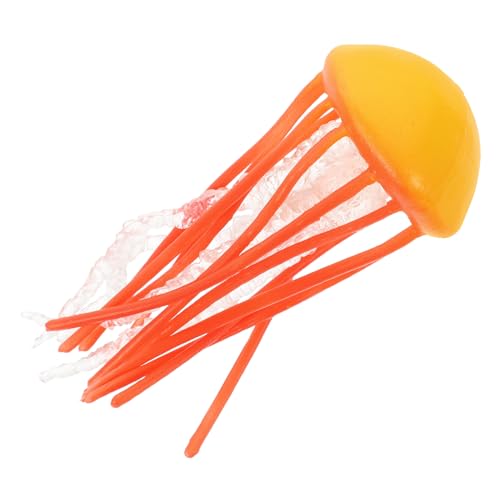GALPADA Quallenmodell künstlich Dekoration Quallenspielzeug Wasser- LED klein Aquarium Fisch Quallenhandwerk Quallenbecken Quallenfiguren-Modell hängende Qualle Quallen-Ornamente Plastik von GALPADA