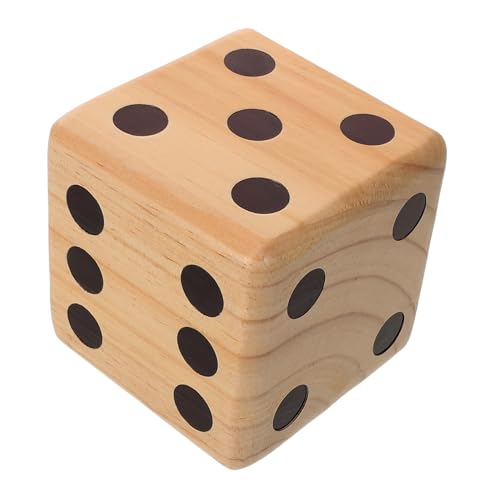 GALPADA Rasenspiel Holzwürfel Spiel Würfel Jumbo Outdoor- Und Familie Riesig Hinterhof Familien Groß Riese Rasenwürfel Spielwürfel Aus Holz Kiefernholz von GALPADA