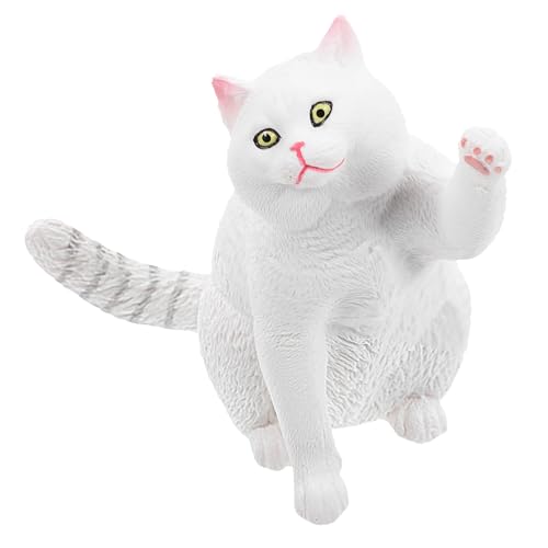 GALPADA Realistische Britische Kurzhaar Katze Figur aus Niedliche Desktop Dekoration Detailgetreues Katzenmodell für Katzenliebhaber GALPADA Realistische Britische Kurzhaar Katze Figur aus Niedliche Desktop Dekoration Detailgetreues Katzenmodell für Katzenliebhaber von GALPADA