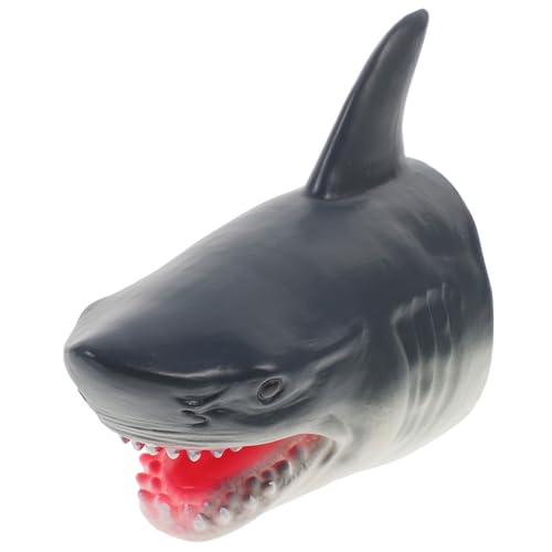 GALPADA Realistische Giant Shark Handpuppe aus Weichem Material Interaktives Storytelling für Pädagogische Tier Handpuppe als Geburtstagsgeschenk Fördert Fantasie und Rollenspiele von GALPADA