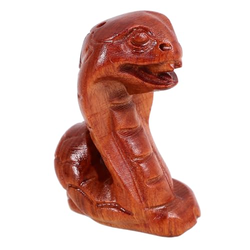 GALPADA Realistische Holzschlange Figur Geschnitzt Lebensechte Schlangen Statue für Garten Balkon Dekoration Langlebiges Holzmaterial Chinesisches Jahr Schlange Feng Shui Glücksbringer GALPADA Realistische Holzschlange Figur Geschnitzt Lebensechte Schlangen Statue für Garten Balkon Dekoration Langlebiges Holzmaterial Chinesisches Jahr Schlange Feng Shui Glücksbringer von GALPADA