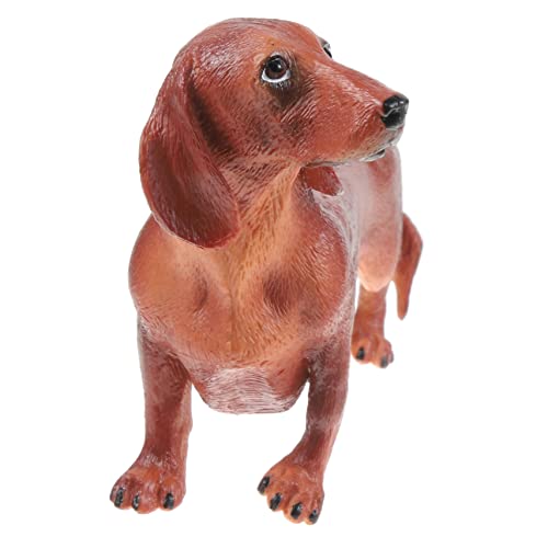 GALPADA Realistische Hund Figurine aus Kunststoff Dekorative Hundeskulptur für Kinderzimmer Lernspielzeug und Wohnaccessoire Sicher und Langlebig von GALPADA