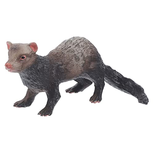 GALPADA Realistische Kunststoff Frettchen Tierfigur Detailgetreues Wildtier Modell Pädagogisches Dekorationsspielzeug für Kinderzimmer Lernspielzeug und Sammlerstück GALPADA Realistische Kunststoff Frettchen Tierfigur Detailgetreues Wildtier Modell Pädagogisches Dekorationsspielzeug für Kinderzimmer Lernspielzeug und Sammlerstück von GALPADA