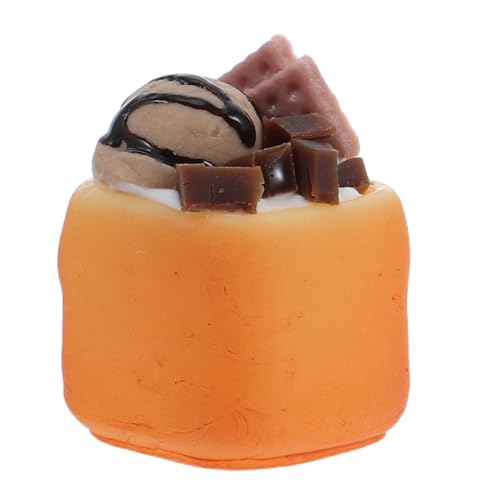 GALPADA Realistische Mini Dessert Spielzeuge für Puppenhaus Dekoration für DIY Szenen und Miniatur Schokoladeneis Toast von GALPADA