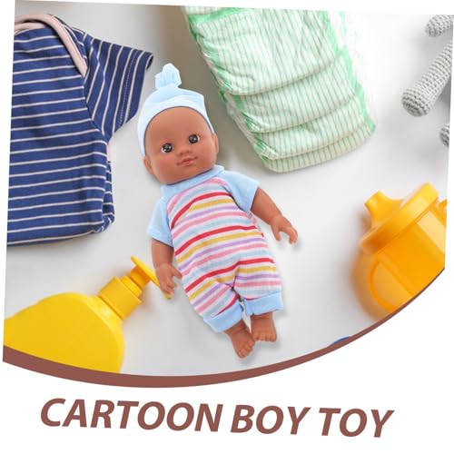 GALPADA Realistische Puppe Bewegliche Glieder Lebensechte Simulation Afroamerikanischer Jungen Puppendekor Kompakt Tragbar Vielseitig Nutzbar GALPADA Realistische Puppe Bewegliche Glieder Lebensechte Simulation Afroamerikanischer Jungen Puppendekor Kompakt Tragbar Vielseitig Nutzbar von GALPADA