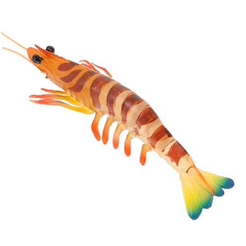 GALPADA Realistische Simulation Garnele Figur Lifelike Shrimp Modell Tier Dekoration Für Kinderzimmer und Lernspielzeug von GALPADA