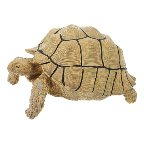 GALPADA Realistische Simulation Schildkrötenfigur aus Kunststoff Langlebiges Terrarien und Gartendekor Lebensecht Gestaltetes Land Schildkrötenmodell Pädagogisches Lernspielzeug für von GALPADA