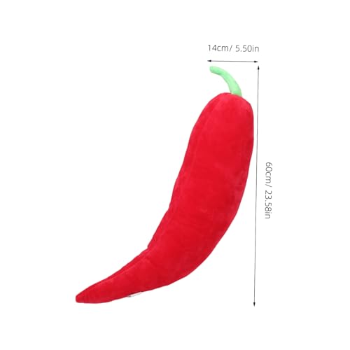 GALPADA Realistisches Chili Plüschspielzeug für Weiches Bequemes Kaufladen und Lernspielzeug Vielseitig Einsetzbar für Rollenspiele Kindergarten und Kinderzimmerdekoration GALPADA Realistisches Chili Plüschspielzeug für Weiches Bequemes Kaufladen und Lernspielzeug Vielseitig Einsetzbar für Rollenspiele Kindergarten und Kinderzimmerdekoration von GALPADA