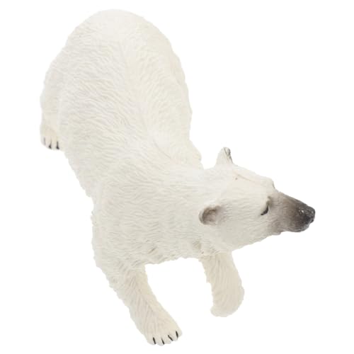 GALPADA Realistisches Eisbär Modell aus Stabilem Kunststoff Detailgetreue Tierfigur für Dekoration Robustes Wildlife Animal Figure als Foto-Requisite und Wohnraum Deko GALPADA Realistisches Eisbär Modell aus Stabilem Kunststoff Detailgetreue Tierfigur für Dekoration Robustes Wildlife Animal Figure als Foto-Requisite und Wohnraum Deko von GALPADA