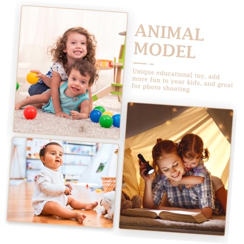 GALPADA Realistisches Katzenmodell aus Kunststoff Dekorative Tierfigur als Lernspielzeug für Kreatives Desktop Ornament Leichtes Langlebiges Pet Cat Modell zur Wohnraumgestaltung von GALPADA