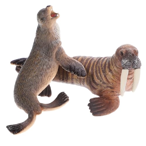GALPADA Realistisches Meeres tiermodell Seelöwe und Walross Simulation Kleine Tierfigur Aquarium Deko Lernspielzeug Kreatives Geschenk für Freunde GALPADA Realistisches Meeres tiermodell Seelöwe und Walross Simulation Kleine Tierfigur Aquarium Deko Lernspielzeug Kreatives Geschenk für Freunde von GALPADA