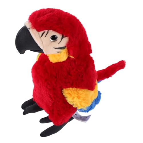 GALPADA Realistisches Papagei Stofftier Plüschtier mit Weichem Plüsch Lebensechtes Vogel Design Kreative Dekoration für Zuhause Gemütliches Kuscheltier Detailreiches Gefülltes Papageien von GALPADA
