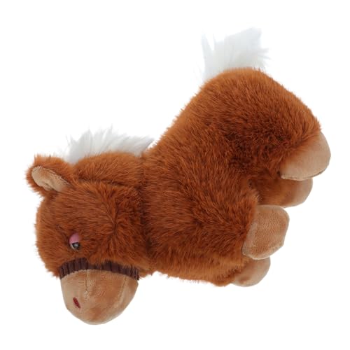 GALPADA Realistisches Pferde Stofftier Jahr des Pferdes Maskottchen Kuscheltier Weiches Braunes Plüschtier für Erwachsene Chinesisches Tierkreiszeichen Dekoration GALPADA Realistisches Pferde Stofftier Jahr des Pferdes Maskottchen Kuscheltier Weiches Braunes Plüschtier für Erwachsene Chinesisches Tierkreiszeichen Dekoration von GALPADA