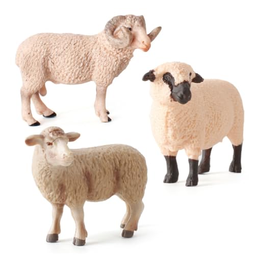 GALPADA Realistisches Schafmodell Deko Kreative Tierfigur Lifelike Schaf Ornament für Home School GALPADA Realistisches Schafmodell Deko Kreative Tierfigur Lifelike Schaf Ornament für Home School von GALPADA