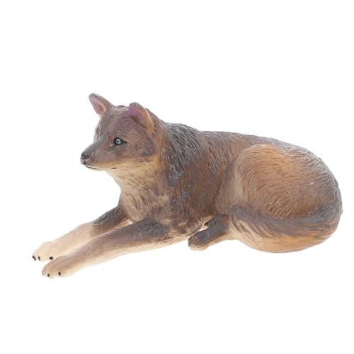 GALPADA Wolf Deko Statue Aus Kunststoff Wolfsfigur Dekorative Tierfigur Für Heimdekoration Schreibtischdekoration Und Gartenornament Kleines Realistisches Wolfsmodell GALPADA Wolf Deko Statue Aus Kunststoff Wolfsfigur Dekorative Tierfigur Für Heimdekoration Schreibtischdekoration Und Gartenornament Kleines Realistisches Wolfsmodell von GALPADA