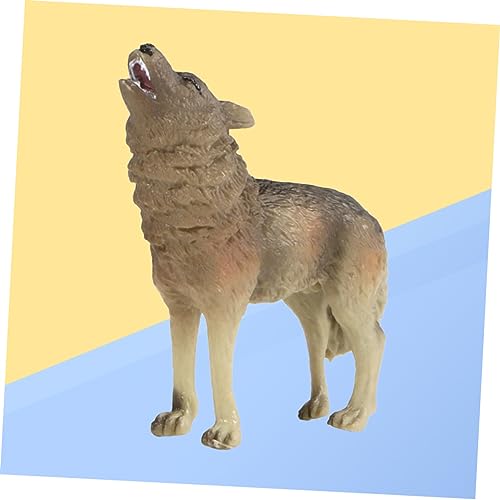 GALPADA Realistisches Wolfsmodell Figur Tierdekoration Skulptur für Büro Auto Lehrmittel Kindgerecht GALPADA Realistisches Wolfsmodell Figur Tierdekoration Skulptur für Büro Auto Lehrmittel Kindgerecht von GALPADA