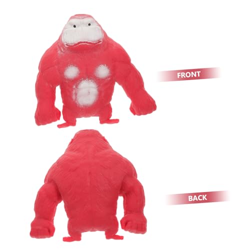 GALPADA Reduziertes Stressspielzeug Gorilla aus Weichem TPR Material Elastische Quetschfigur für Erwachsene Kleines Rotes Anti Stress Tier zum Entspannen und Stressabbau GALPADA Reduziertes Stressspielzeug Gorilla aus Weichem TPR Material Elastische Quetschfigur für Erwachsene Kleines Rotes Anti Stress Tier zum Entspannen und Stressabbau von GALPADA