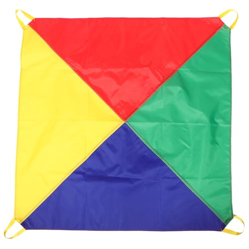 GALPADA Regenbogen Fallschirmspielzeug für Kooperatives Gruppenspiel für Kindergarten für Outdoor Spiele und Soziale Interaktion und Leicht Transportierbar GALPADA Regenbogen Fallschirmspielzeug für Kooperatives Gruppenspiel für Kindergarten für Outdoor Spiele und Soziale Interaktion und Leicht Transportierbar von GALPADA