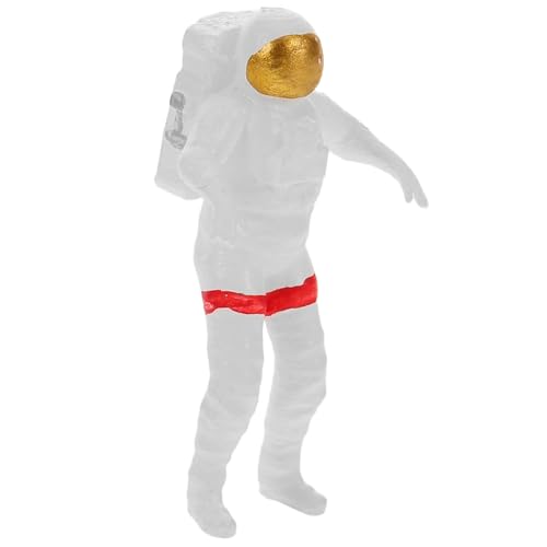 GALPADA Resin Astronaut Modell für Dekorationen Realistische Statue für Schreibtisch Kinderzimmer und Space Party Zubehör von GALPADA