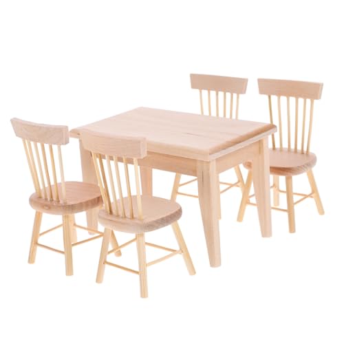 GALPADA Retro Esszimmer Sitzmöbel Dekorative Tisch Stuhl Zufällige Holzfarbe Zubehör für DIY Projekte Zufällige Farbe Zufällige Farbe GALPADA Retro Esszimmer Sitzmöbel Dekorative Tisch Stuhl Zufällige Holzfarbe Zubehör für DIY Projekte Zufällige Farbe Zufällige Farbe von GALPADA