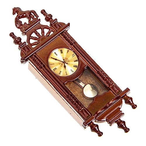 GALPADA Retro Roman Uhr für Miniaturszenen und Heimdekoration Deko für Puppenhäuser Farbe Braun GALPADA Retro Roman Uhr für Miniaturszenen und Heimdekoration Deko für Puppenhäuser Farbe Braun von GALPADA