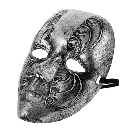 GALPADA Retro-maske Maske Maskerade-masken Für Männer Halloween-gruselmaske Vollgesichts-kostümmaske Griechische Vollgesichtsmaske Vintage-maske Vollmaskenkostüm Rittermaske Plastik Silver GALPADA Retro-maske Maske Maskerade-masken Für Männer Halloween-gruselmaske Vollgesichts-kostümmaske Griechische Vollgesichtsmaske Vintage-maske Vollmaskenkostüm Rittermaske Plastik Silver von GALPADA