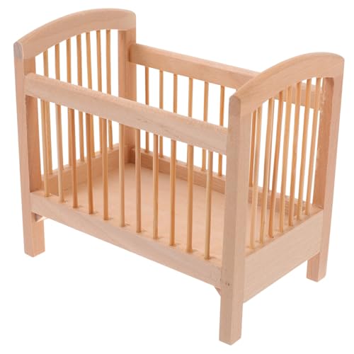 GALPADA Robustes Babypuppenbett für Kreatives im Puppenhaus Zubehör für Kinderzimmergestaltung von GALPADA