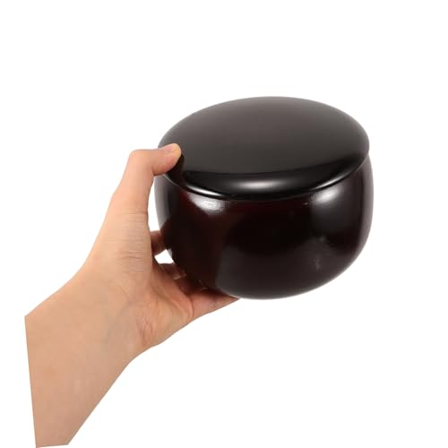 GALPADA Roter Bambus Go-schachspiel Aufbewahrungsbehälter mit Stoßfestem Design Großer Stauraum für Spielsteine Vielseitiger Schachfigurenhalter für Schüler und Brettspielliebhaber von GALPADA
