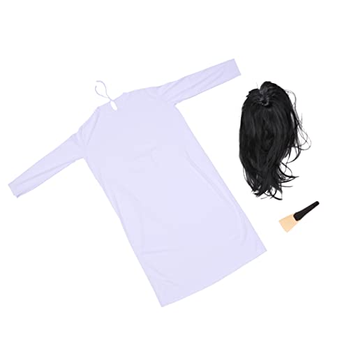 GALPADA Sadako-Kleidung Partyzubehör Kleid Geisterkostüm Requisitenkleid Partyzubehör Kostüm halloween costume halloween kleidung Cosplay-Kleid Kleid der Geisterbraut Gestrick Weiß GALPADA Sadako-Kleidung Partyzubehör Kleid Geisterkostüm Requisitenkleid Partyzubehör Kostüm halloween costume halloween kleidung Cosplay-Kleid Kleid der Geisterbraut Gestrick Weiß von GALPADA