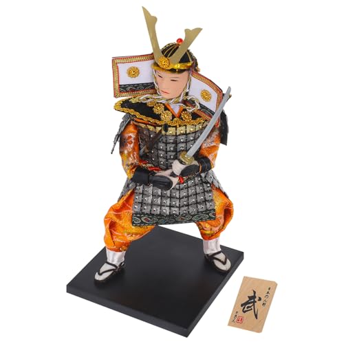 GALPADA Samurai Puppe Japanische Tischdekoration Ornament Handgefertigte Figur als Kulturelles Erbe für Feiertags und Partydesigns Wertvolles Sammlerstück für der Japanischen Kultur GALPADA Samurai Puppe Japanische Tischdekoration Ornament Handgefertigte Figur als Kulturelles Erbe für Feiertags und Partydesigns Wertvolles Sammlerstück für der Japanischen Kultur von GALPADA