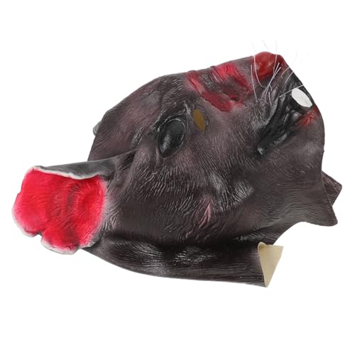 GALPADA Scary Rattenmaske Tierkopf Verkleidung Halloween Karneval Kostümmaske für Erwachsene Animal Dress Up Cosplay Party Zubehör GALPADA Scary Rattenmaske Tierkopf Verkleidung Halloween Karneval Kostümmaske für Erwachsene Animal Dress Up Cosplay Party Zubehör von GALPADA