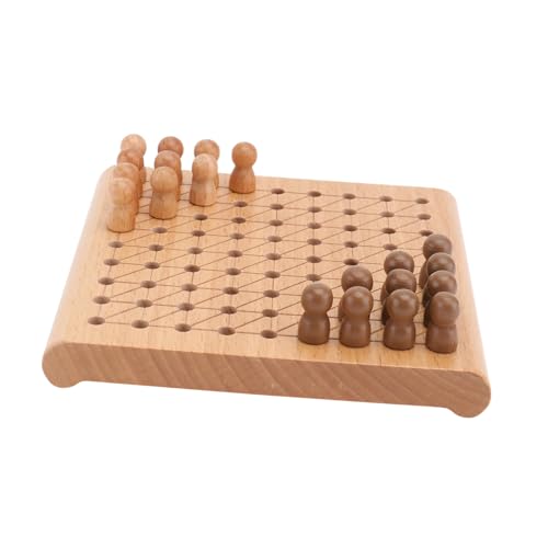 GALPADA Schachbrett Spielset aus Holz Tragbares Leichtes Brettspiel zur Logischen Denkens Interaktives Party und Gemeinschaftsspiel für Mädchen und Jungen GALPADA Schachbrett Spielset aus Holz Tragbares Leichtes Brettspiel zur Logischen Denkens Interaktives Party und Gemeinschaftsspiel für Mädchen und Jungen von GALPADA