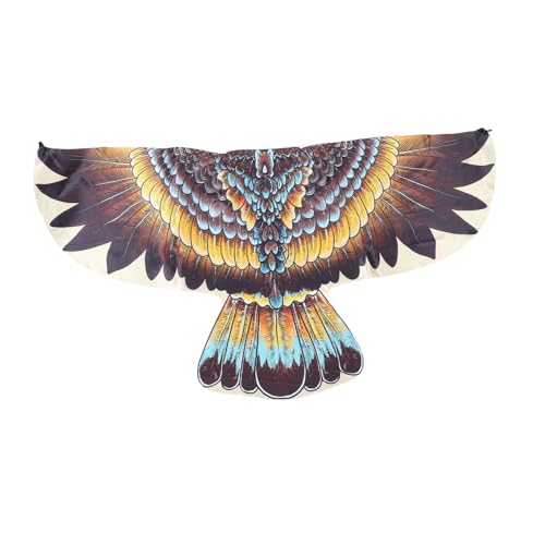 GALPADA Umhang Mit Kapuze Halloween Schal Mit Adlerflügeln Kostüm Feenflügel Flügel Erwachsen Vogelkostüme Für Maskenkostüm Dekoration Halloween Atmosphäre Cosplay-kostüm-stütze Cosplay-flügel Stoff von GALPADA