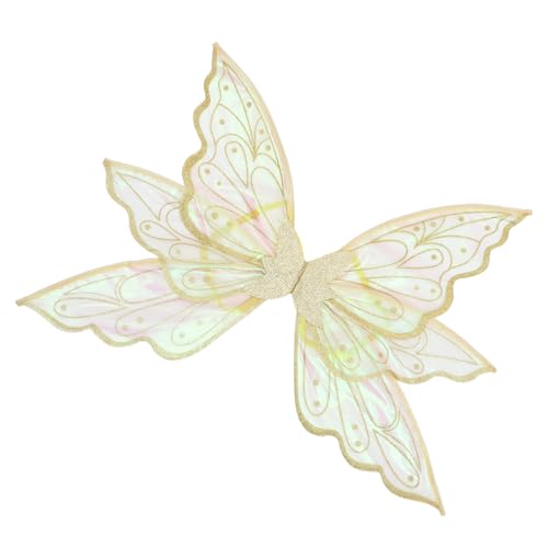 GALPADA Schmetterlings-Elfenflügel Schmetterlingsflügel für Cosplay-Party Party-Schmetterlingsflügel Mädchen Schmetterlingsflügel Schmetterling Kostüm Flügel Requisite Garn Golden GALPADA Schmetterlings-Elfenflügel Schmetterlingsflügel für Cosplay-Party Party-Schmetterlingsflügel Mädchen Schmetterlingsflügel Schmetterling Kostüm Flügel Requisite Garn Golden von GALPADA