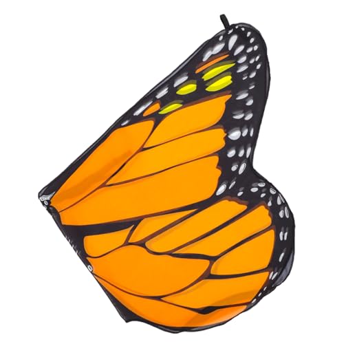 GALPADA Schmetterlingsflügel Umhang aus Leichtem Chiffon Komfortabler Butterfly Wing Shawl für Mädchen für Halloween Karneval Bühnenauftritte und Kostümpartys GALPADA Schmetterlingsflügel Umhang aus Leichtem Chiffon Komfortabler Butterfly Wing Shawl für Mädchen für Halloween Karneval Bühnenauftritte und Kostümpartys von GALPADA