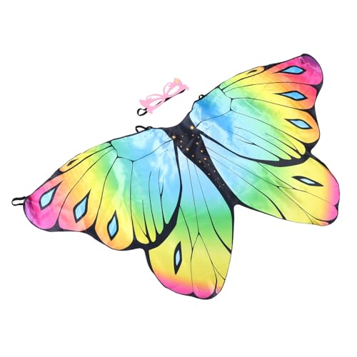 GALPADA Schmetterlingsflügel Und Maske Kostüm Feenflügel Für Halloween Bühnenaufführungen Cosplay Und Partys Dekoration Für Mädchen Und Jungen Für Kindergeburtstagsfeiern GALPADA Schmetterlingsflügel Und Maske Kostüm Feenflügel Für Halloween Bühnenaufführungen Cosplay Und Partys Dekoration Für Mädchen Und Jungen Für Kindergeburtstagsfeiern von GALPADA