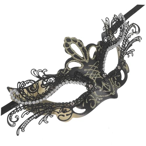 GALPADA Schmetterlingsmaske Cosplay-maskenstütze Aufkleber Gesicht Halloween-kostüm Für Männer Maskerade-maske Für Frauen Cosplay-partymaske Halloween-maske Schmücken Golden Schmiedeeisen GALPADA Schmetterlingsmaske Cosplay-maskenstütze Aufkleber Gesicht Halloween-kostüm Für Männer Maskerade-maske Für Frauen Cosplay-partymaske Halloween-maske Schmücken Golden Schmiedeeisen von GALPADA