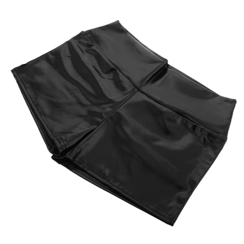 GALPADA Schwarze Pu Metallic Shorts Damen Kurze Hosen Für Party Cosplay Festival Outfits Tanzauftritte Halloween Kostüm Zubehör GALPADA Schwarze Pu Metallic Shorts Damen Kurze Hosen Für Party Cosplay Festival Outfits Tanzauftritte Halloween Kostüm Zubehör von GALPADA