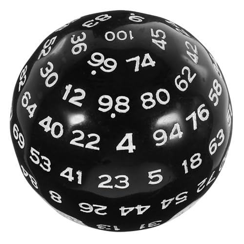 GALPADA Seitiger Polyeder Würfel aus Acryl Multifunktional für Brettspiele Rollenspiele und Unterricht Langlebig Glatt Rollend für Partyspiele von GALPADA