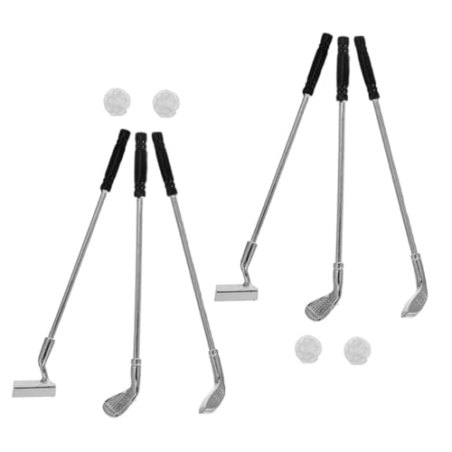 GALPADA Set Modell mit Präzisen Mini Golfclubs und Bällen Langlebiges Dollhouse Zubehör Dekoratives Mini Golfschläger Set für Sammler und Puppenhaus Szenen GALPADA Set Modell mit Präzisen Mini Golfclubs und Bällen Langlebiges Dollhouse Zubehör Dekoratives Mini Golfschläger Set für Sammler und Puppenhaus Szenen von GALPADA