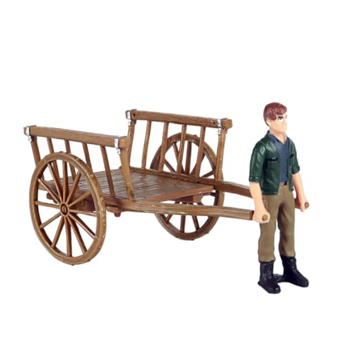 GALPADA Simulations Farmspielset für DIY Miniatur Bauernhof Modell Langlebige Detailreiche Dekoration für Zuhause Garten und Lernspielzeug von GALPADA