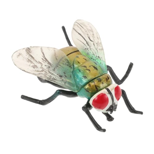 GALPADA Simulations-Fliegenspielzeug Fliegenstütze realistisch künstlich Simulation Schmeißfliege Party-Requisite Aprilscherze Streiche Kognitionsspielzeug Plastik Schwarz von GALPADA